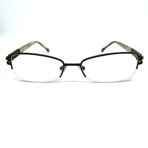 Fossil‎ Women's Eyeglasses Tiffany 2 RV8 Brown Azure Half Rim H10278